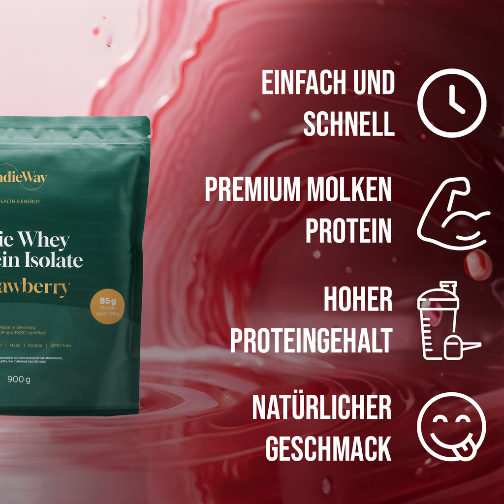 Whey Protein Isolate Strawberry