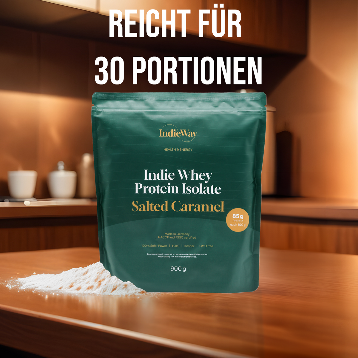 Whey Protein Isolate Salted Caramel