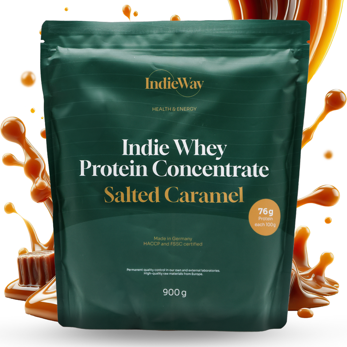 Whey Protein Concentrate Salted Caramel
