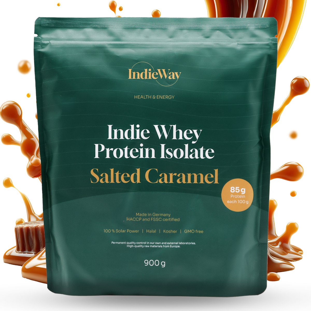 Whey Protein Isolate Salted Caramel