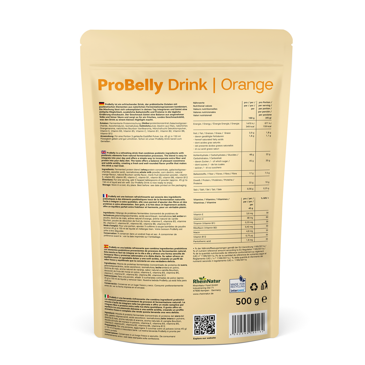 ProBelly Drink Orange