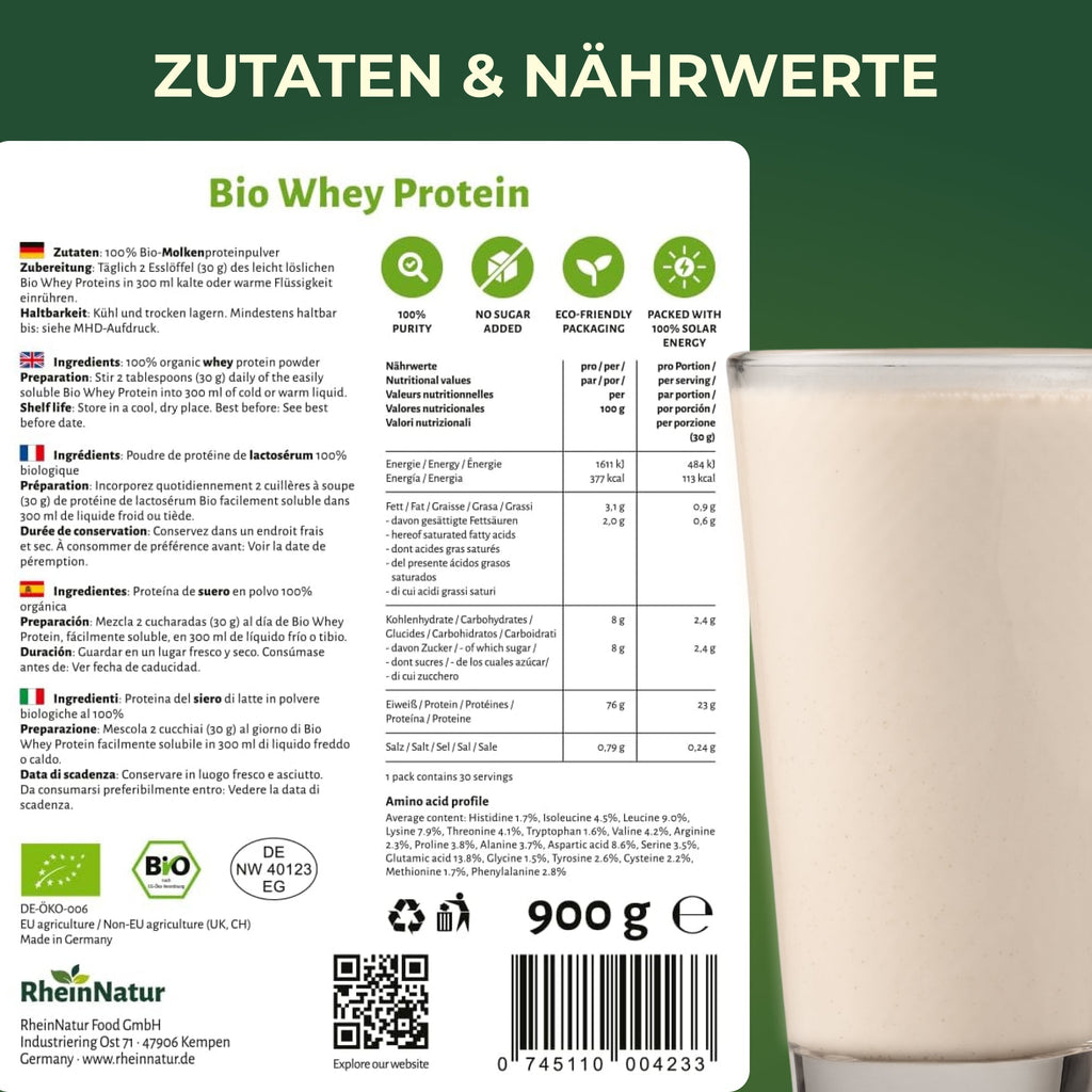 Organic Whey-Protein - Natural