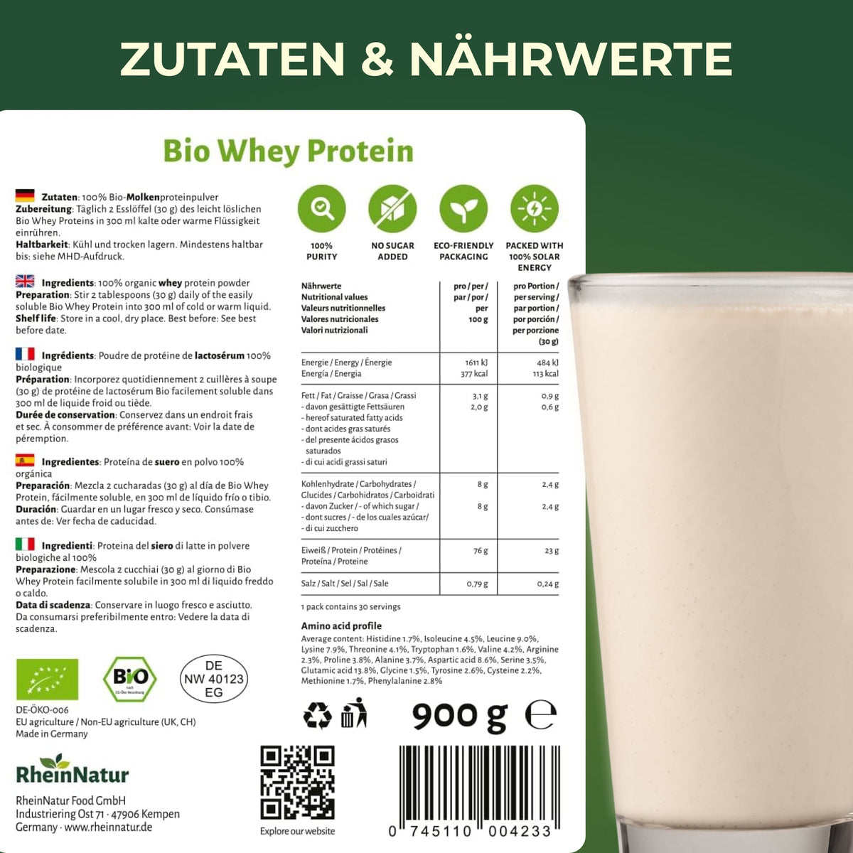 Organic Whey-Protein - Natural
