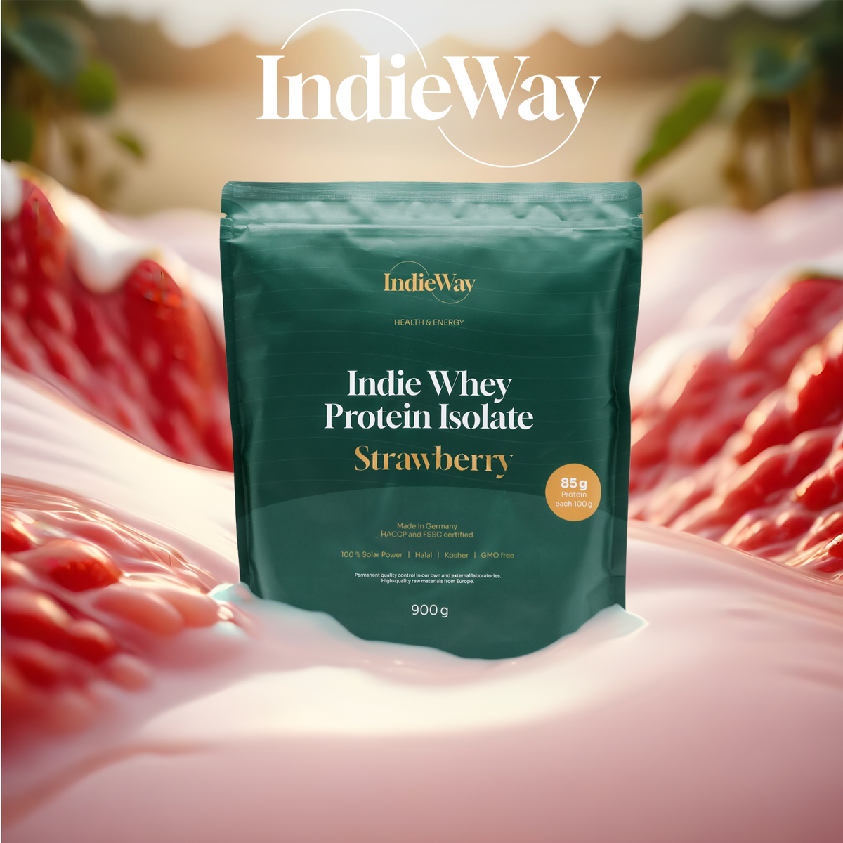 Whey Protein Isolate Strawberry