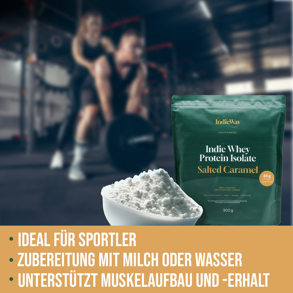 Whey Protein Isolate Salted Caramel