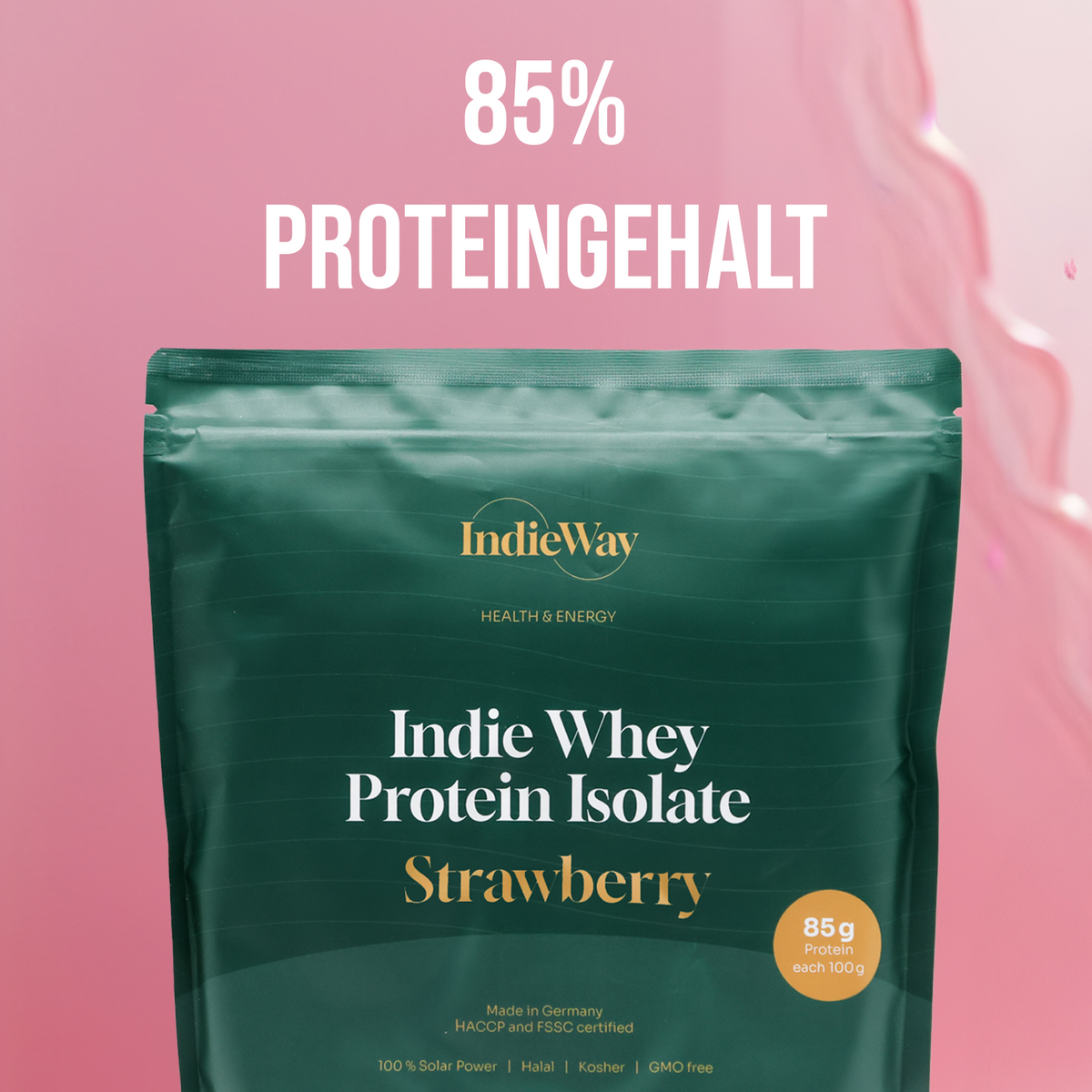 Whey Protein Isolate Strawberry