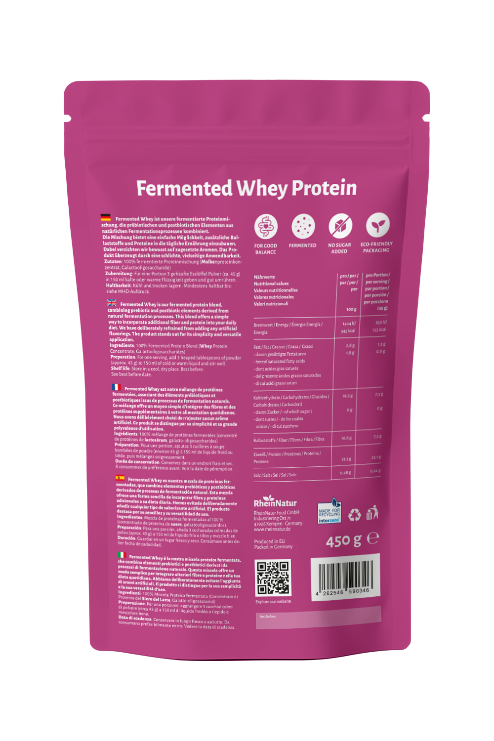 Fermented Whey Protein