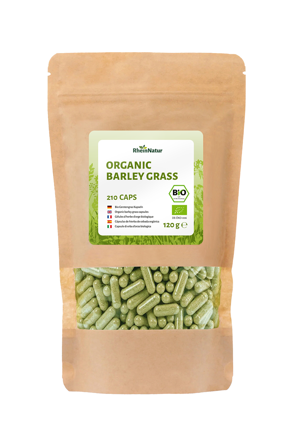 Organic Barley Grass Caps